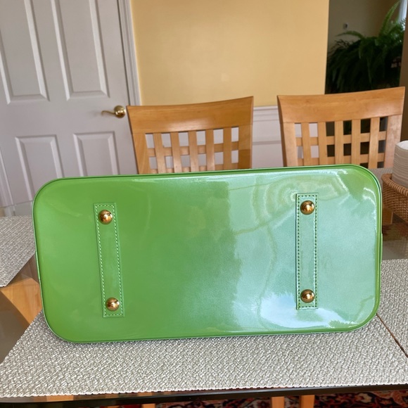 Louis Vuitton Green Floral Tote - Picture 8 of 10